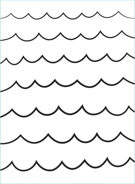 Embossing Folder Waves