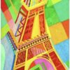 Delaunay painting of the Eiffel Tower
