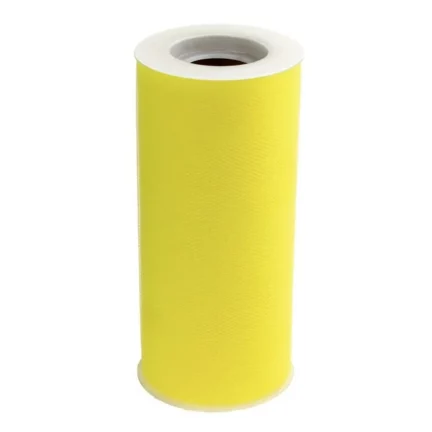 Yellow Tulle 6 in x 25 yd