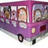 Camilla and Friends box set with a purple vehicle and illustrated girls riding inside.
