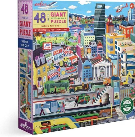 Within the City 48-Piece Giant Floor Puzzle